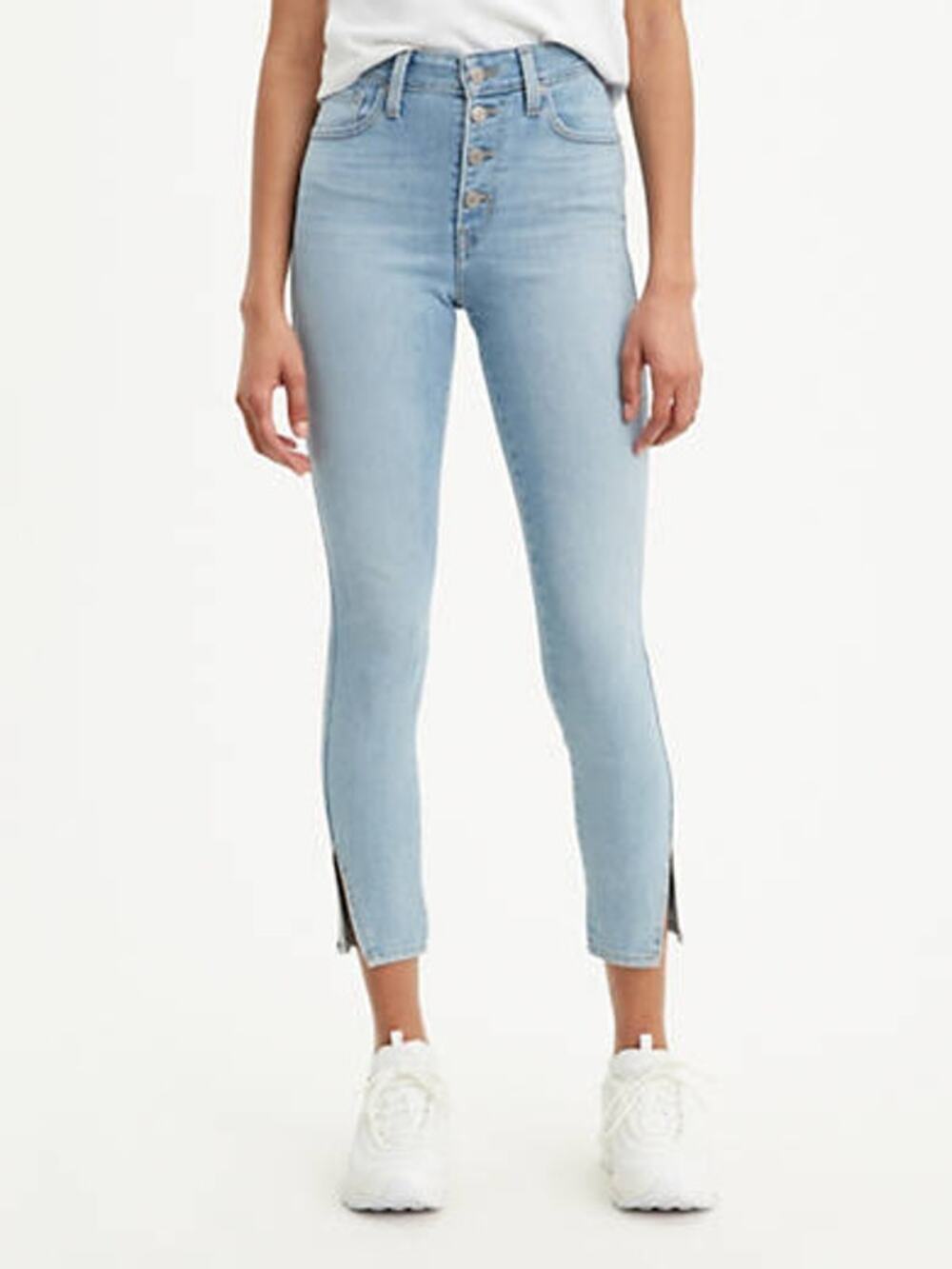 Levi's Light Wash Blue Denim High Rise Skinny Ankle 721 Jeans Women's Size 26